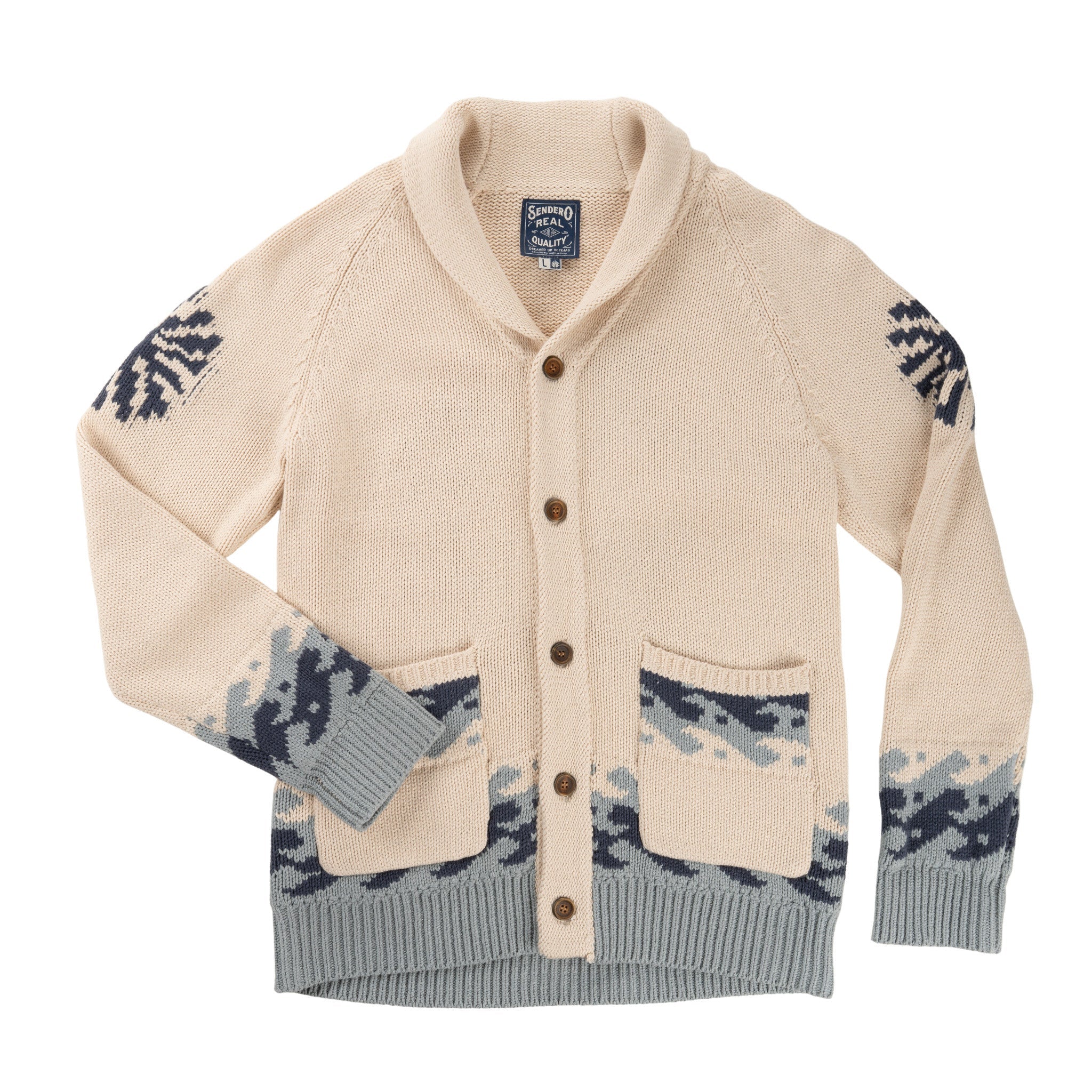 Nuevo Laredo Cardigan- Big Wave